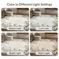 thumbnail image 7 of ODIKA Vintage Boho Distressed Scroll Retro Farmhouse Ornamental Border Foldable Easy Care for King Size Bedroom, Master Suite, Under Bed, 7 of 7