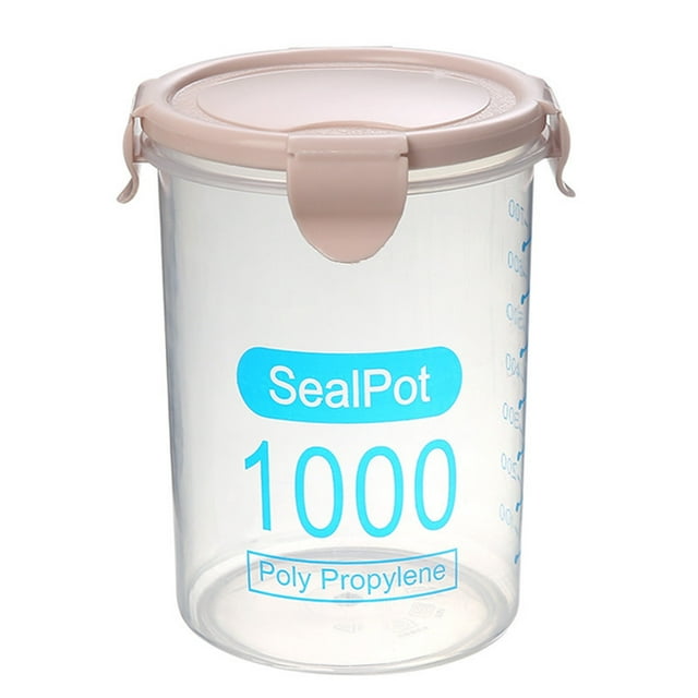 Bigersell Plastic Storage Containers Deals Sturdy Stackable Food Storage Containers Rectangular Shape Reusable Cereal Containers Plastic Food Containers