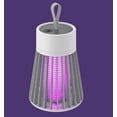thumbnail image 1 of Lámpara repelente de mosquitos con descarga eléctrica para uso en interiores y exteriores, recargable por USB - Repelente de mosquitos - Gris/Blanco, 1 of 5