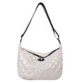 thumbnail image 1 of Bolso Bandolera Otoño Invierno Bolsos Acolchados Bolsos Hombro Grandes para Mujer (Blanco), 1 of 9