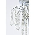 thumbnail image 5 of Elegant Lighting Falls 1 Light Chrome Flush Mount Clear Royal Cut Crystal, 5 of 8