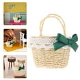 thumbnail image 3 of Handwoven Miniature Basket for Dollhouse Mini Woven Basket for Miniature Scenes Photo Props, 3 of 9