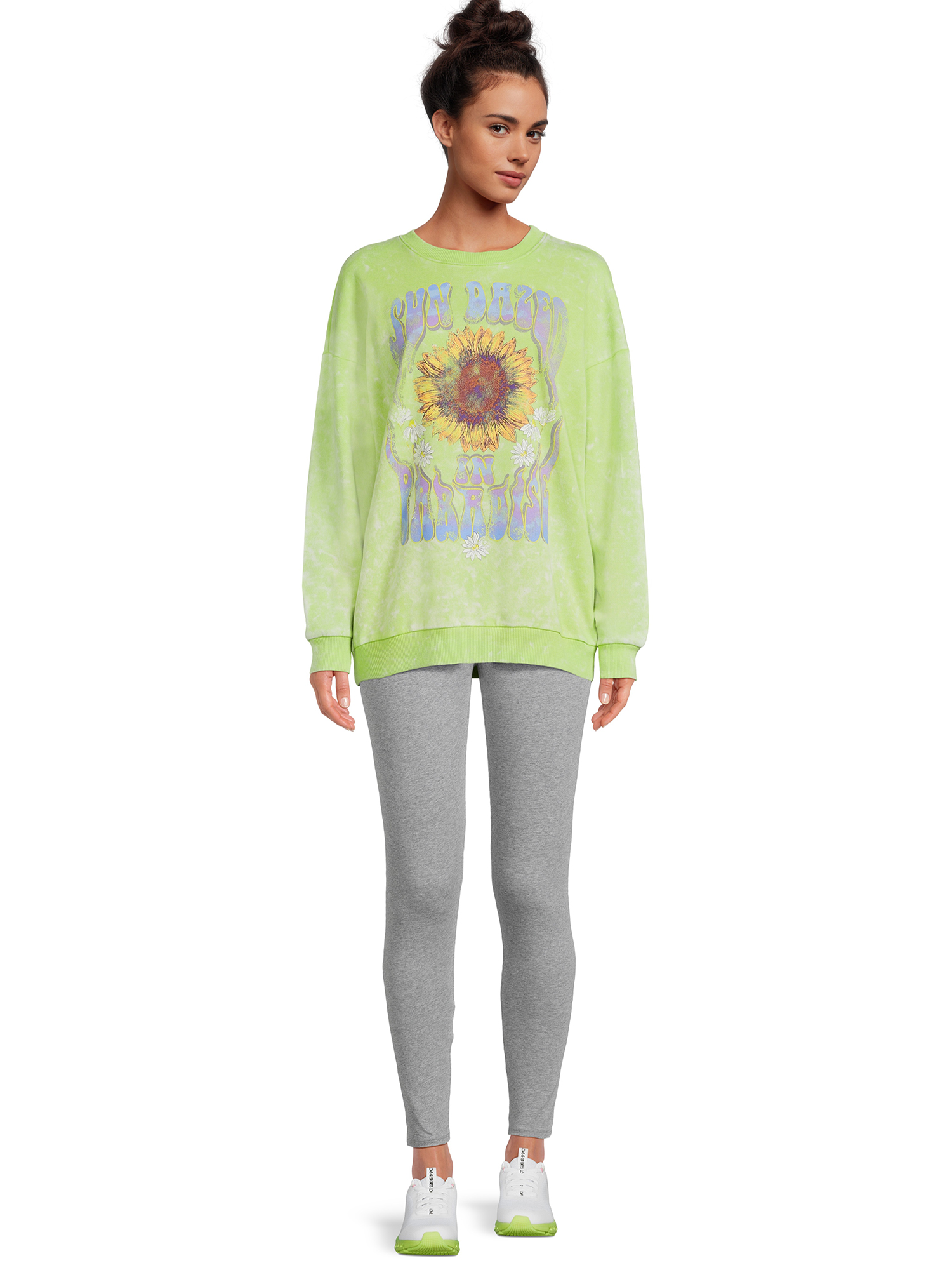Self Esteem Juniors Mineral Wash Graphic Sweatshirt