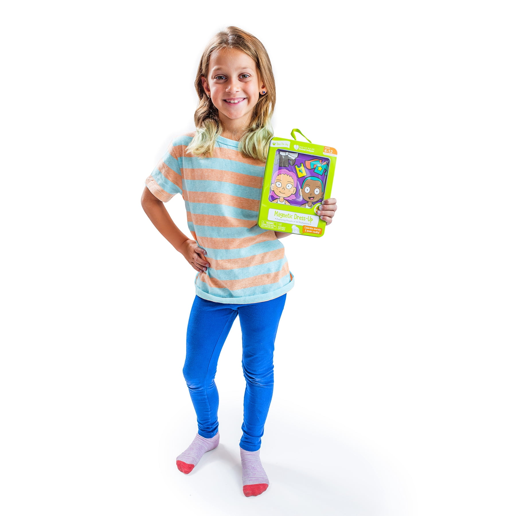 Open the Joy Magnetic Dress-Up Playset for Kids