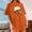 Orange, variant on Short Sleeve Oversized Graphic Tshirts for Women Crew Neck Pull-on Minimalist Gray T-Shirts Casual Floral Printed Polyester Blend Pullover Tops Gray,Xxl