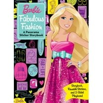 Panorama Sticker Storybook: Barbie Fabulous Fashion : Panorama Sticker Storybook (Series #1) (Paperback)