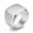 Silver, variant on Men's Signet Ring, Stainless Steel Square Ring for Men, Matte Flat Top