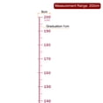 thumbnail image 2 of Unique Bargains 2pcs Growth Chart 200cm Metric Height Chart Ruler Wall Decor with Marker Pen, Purple Red, 2 of 6