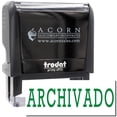 thumbnail image 1 of Large Self-Inking Archivado Stamp, Trodat Printy 4913, Press and Print Stamping, Impression Size 7/8" x 2-1/4", Up to 10,000 Impressions - Green Ink, 1 of 10