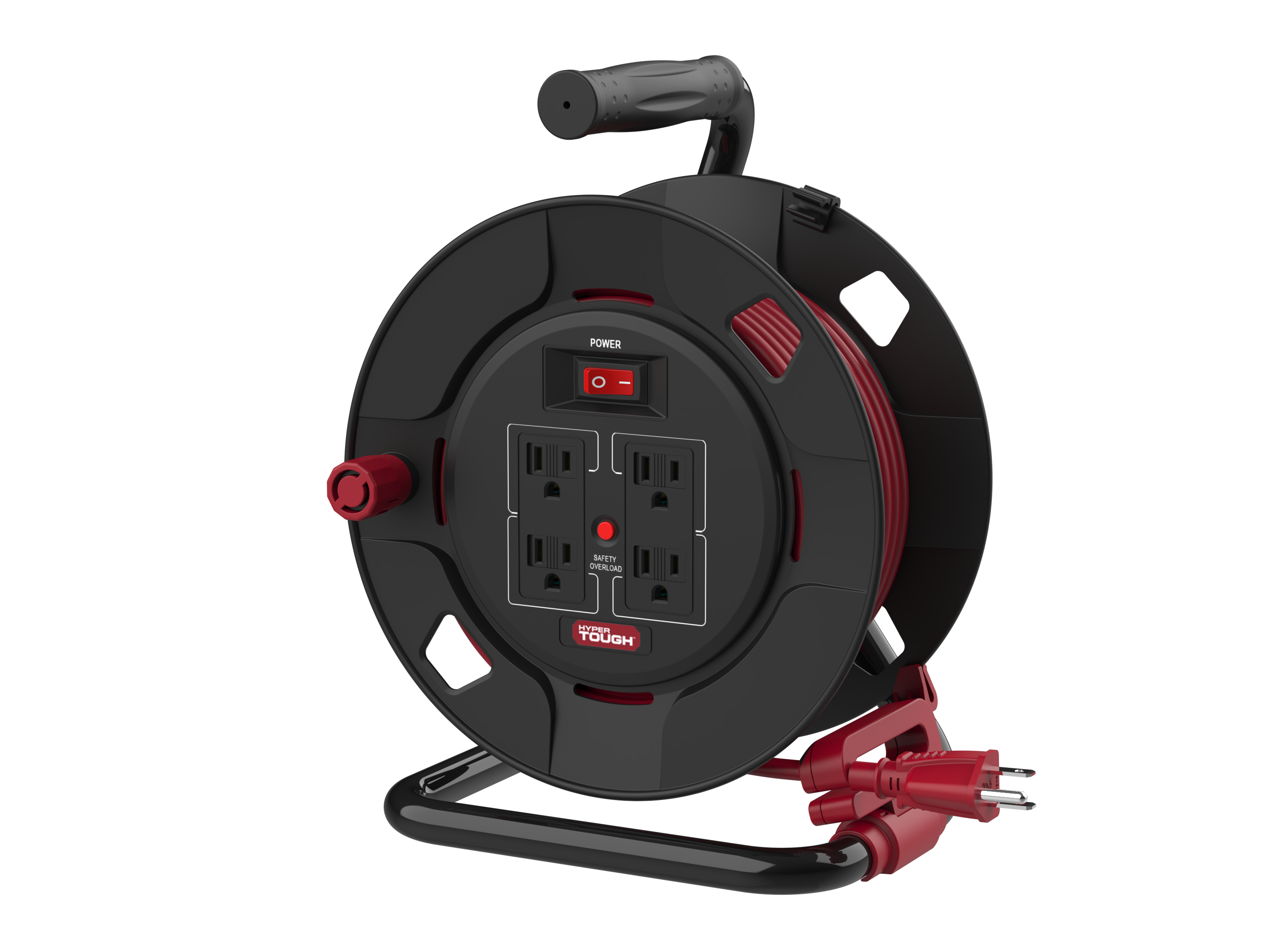 Hyper Tough 50-Foot Cord Reel with 4 Power Outlets photo 1