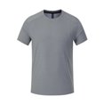 thumbnail image 5 of Workout Shirt Men Compression Fit Quick Drying Gym Shirts Mesh Breathable Short Sleeve Crew Neck Running Fishing Hiking Top, 5 of 5