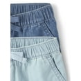 thumbnail image 4 of The Children's Place Baby Toddler Girls Pull-On Denim Dolphin Short, 2-Pack, Sizes 12M-5T, 4 of 5