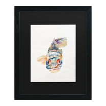 Trademark Fine Art 'Blue Fish' Canvas Art by Pat Saunders-White