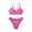 Hot Pink, variant on Aayomet Bikinis For Women Women Bikini Printed Split Swimsuit Triangle Two Piece Swimsuit,Purple S