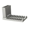 thumbnail image 4 of Escurridor de platos multiusos para colgar en el fregadero, decoración de cocina gris, 4 of 9