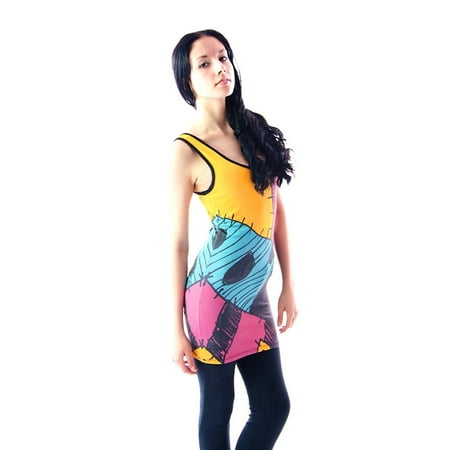 The Nightmare Before Christmas I Am Sally Skellington Juniors Tunic Tank Dress
