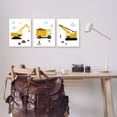 thumbnail image 2 of Stupell Industries Illustration of Construction Trucks with Crayon Stylization Graphic Art Unframed Art Print Wall Art Set of 3, 10x15, by Daphne Polselli, 2 of 5