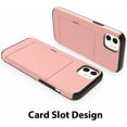 thumbnail image 2 of for iPhone 12 Mini Case with Card Holder,for iPhone 12 Mini Wallet Case Anti-Scratch Dual Layer Hidden Pocket Case Shockproof Cover Compatible with iPhone 12 Mini-Pink, 2 of 12