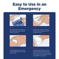 thumbnail image 6 of Adventure Medical Kits QuikClot Advanced Clotting Gauze - Stops Bleeding Up to 5x Faster Than Standard Gauze - Kaolin Hemostatic Dressing - For First Aid Kits & Survival Gear - 3 x 48", 6 of 8