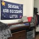 thumbnail image 4 of Bandera de Washington "Quédate atado o serás aplaudido", banderas divertidas y geniales para chicos de la habitación, banderas meme con cita, pancarta de 3 x 5 pies, pared del dormitorio, 4 of 5