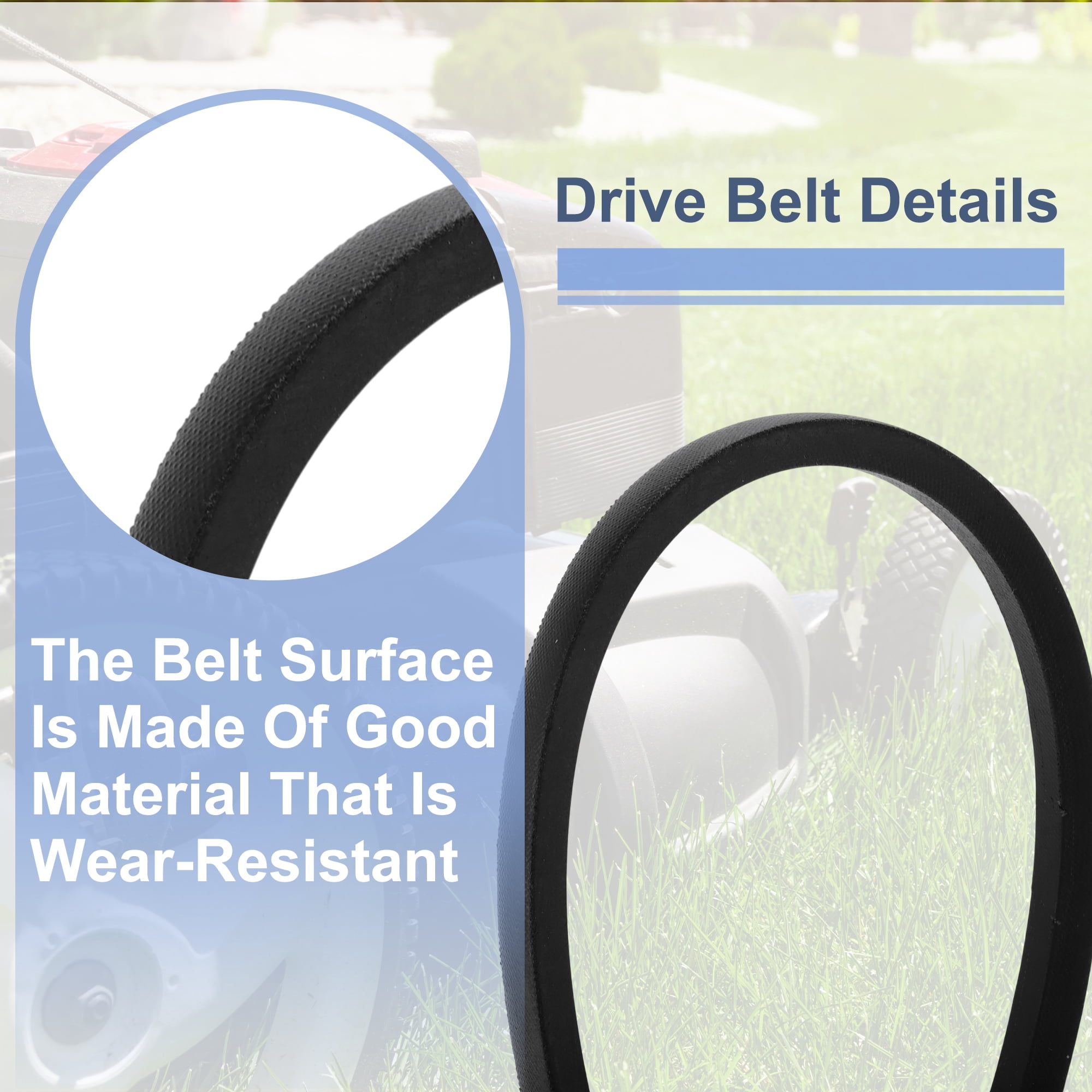 Unique Bargains Lawn Mower Deck Belt for TimeMaster Series 30" Mower V-Belt
