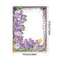 thumbnail image 3 of DIY Diamond Painting Frame Kit Purple Floral Rhinestone Frame Handcrafted for Perfect Home Decor, Desk Accents, and Gifts, 3 of 7