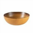 thumbnail image 4 of Bloomhouse Palermo Sun 2 Piece Serving Bowl and Oval Platter Stoneware Reactive Glaze Serveware Set - Tumeric Yellow, 4 of 5