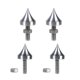 thumbnail image 5 of 4Pcs Speaker Spikes M6 HiFi Isolation Spikes Stand Foot Speaker Resonance Feet Spikes for Amplifier, 5 of 5