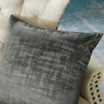 thumbnail image 2 of Home Soft Things Textured Velvet Pillow Covers (Set of 2), - Steeple Gray - 26" x 26", 2 of 4