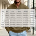 thumbnail image 4 of Bovxnpu Mens Long Sleeve Shirts Mock Neck Zip Up Knit with Pocket Tops, 4 of 9