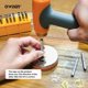 thumbnail image 5 of OWDEN Kit de sellos de metal para joyería para hacer estampados de joyería Tamaño: (1/8 "" 3 mm) 2 juegos de punzones de letras artísticas (mayúsculas y minúsculas) con 1 juego de punzones numéricos,, 5 of 5