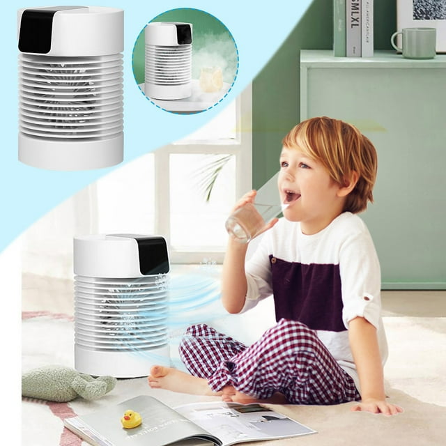 Up to 65% off Desktop Automatic Shaking Head Air Cooler Usb Charging Air Conditioner Fan