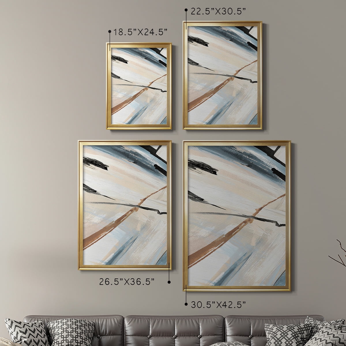 Dancing Wind Revisit II Premium Classic Framed Print - Ready to Hang