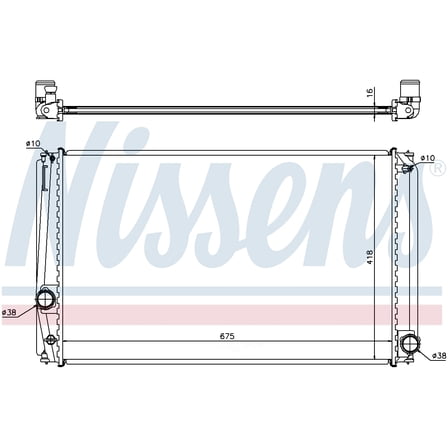 Nissens 64678A Radiator