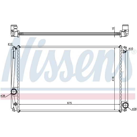 Nissens 64678A Radiator