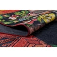 thumbnail image 5 of Coopersville Orange Patchwork Polyester Area Rugs for Living Room Washable Rugs Boho Moroccan Area Rug Soft Geometric Bohemian Carpet Distressed Indoor Rug for Bedroom Dining Room Office Nonslip Rug, 5 of 9