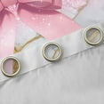 thumbnail image 4 of Castle Fairy Kawaii Ribbon Bow Girl Black Out Curtains,Abstract Marble Curtains Pack of 2 (42x63 Each),Dreamy Princess Glitter Bedroom Curtains,Super Cozy Room Decor, 4 of 6