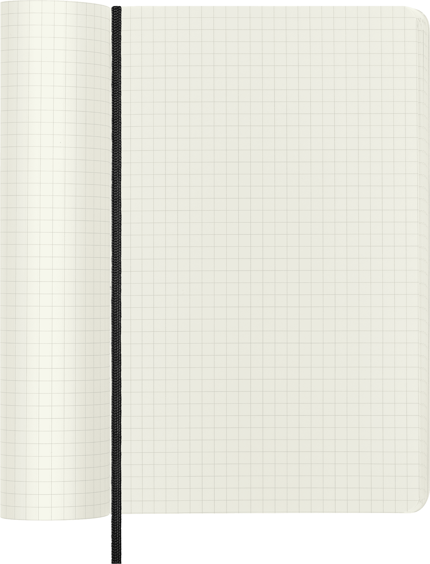 Moleskine Classic Notebook, Soft Cover, Large (5" x 8.25"), Squared, Black,