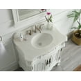 thumbnail image 5 of 33" Benton Collection Benson Antique White Traditional Bathroom Vanity with Mirror HF-021W-AW-BS-MIR, 5 of 6