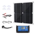 thumbnail image 2 of 50w Solar Panel 18v Solar Cells Bank Connector Cover With 100a Solar Controller Ip65 For Phone Car Rv Boat Charger, 2 of 4