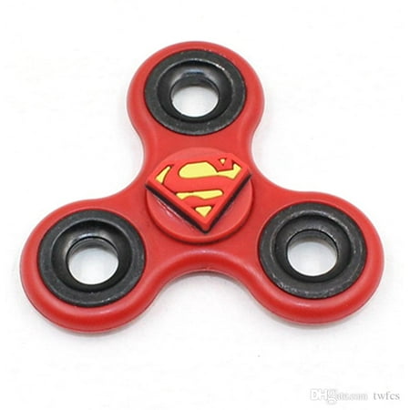 Superman Fidget Spinner Superman 3-D Superhero Style Quality Spinner (Best Fidget Spinner In The World)
