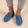 thumbnail image 5 of Women Loafers Spring Slip on Woman Designer Them Flat Shoes British Style Retro Breathable Mules Comfortable Flat Shoes 2024, 5 of 6