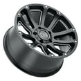 thumbnail image 2 of Black Rhino Highland 17X9.5 5X127 -12Et 112.1Cb Matte Black W/ Milled Spokes Wheel, 2 of 3