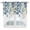 Blue White, variant on Blue Teal Botanical Kitchen Window Curtains, Swag Curtains Valance for Bedroom Living Room Bathroom, Weeping Fall Eucalyptus Leaves Rustic Rod Pocket Window Curtain Block Drapes 2 Panels 28"x36"