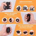 thumbnail image 4 of Ejercitador De Dedo, fortalecedor De Mano Muñeca Y Antebrazo negro, 4 of 4