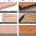 thumbnail image 4 of Large Bulletin Board Large Cork Board Alternative for Wall x Felt Board Foldable Notice Board Pin Board Vision Board -, 4 of 7