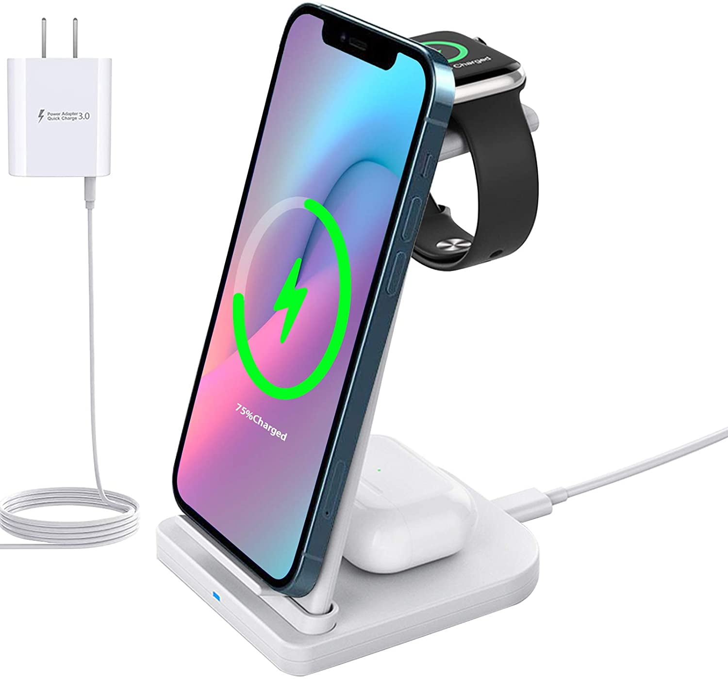 3 in 1 Wireless Charging Station, Phone 