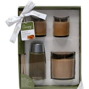 Canopy 4pc Amber and Sandalwood Candle Gift Set