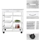 thumbnail image 2 of Carrito de Servir, Carrito de Cocina,Cajones Cestas Estantes 4 Ruedas Freno,Moderno Espacioso con Cajón Estantes Ruedas Universales Metálicas,67 37 75cm esquí esquí Gafas de esquí, 2 of 5