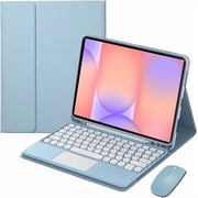 Samsung Galaxy Tab S10 Lite/S10 FE/S9 FE 10.9-inch / Tab S9 11-inch Touch Keyboard Case (Blue)
